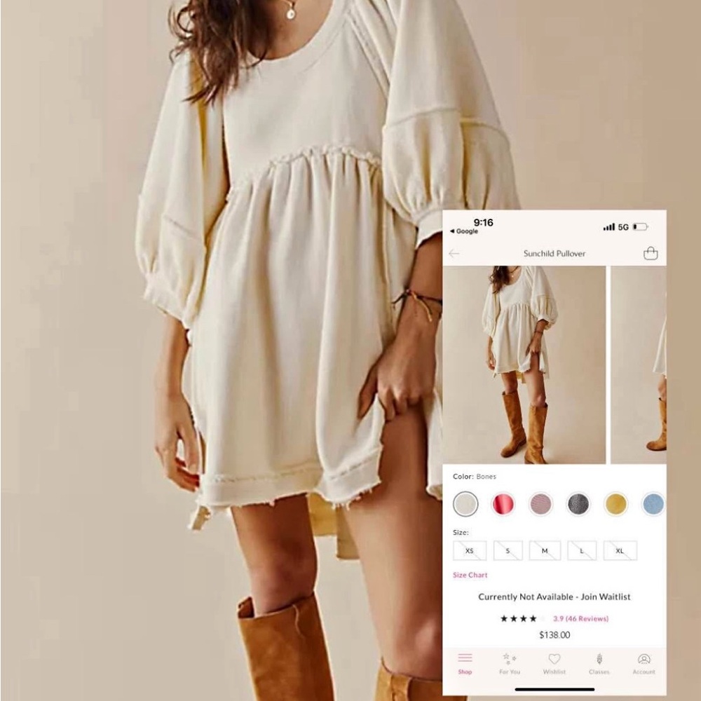 Free People Sunchild Pullover